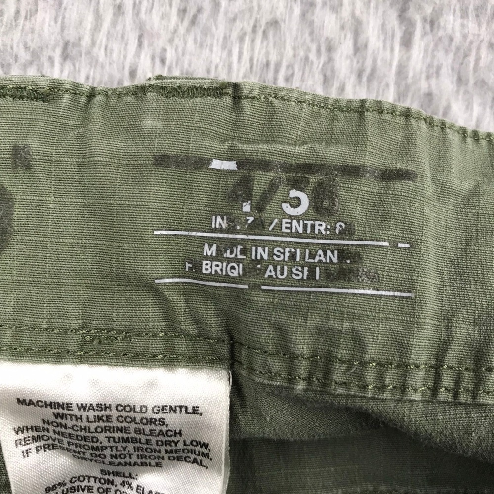 Mountain Hardwear Pants Womens 4 Olive Green Cotton Stretch Hiking Outdoor - Picture 7 of 16